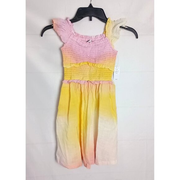 Old Navy Girls Dress 5T Smocked Fit & Flare Flutter Sleeve Printed NWT $34.99 - Picture 2 of 6